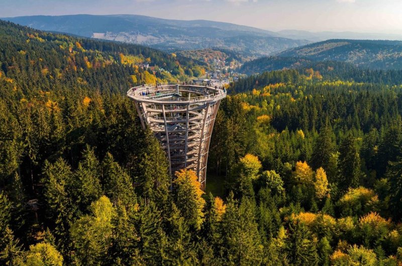 Stezka korunami stromů Krkonoše